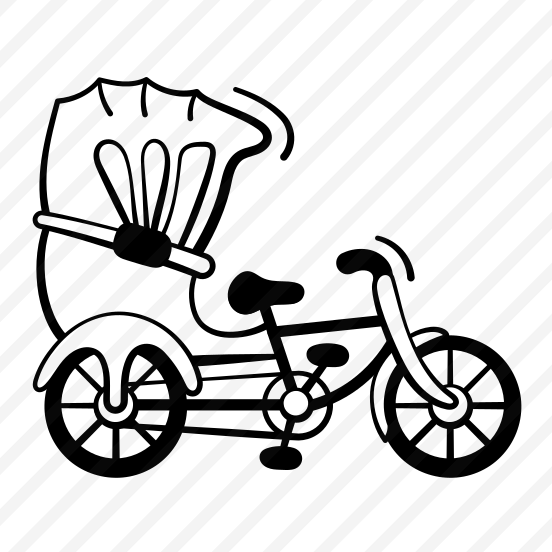 Rickshaw, Trishaw, Cycle, Tuk Tuk, Traditional preview