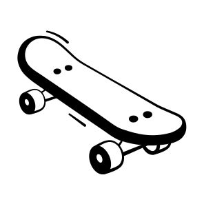 Skateboard, Longboard, Skating, Ride, Transport icon
