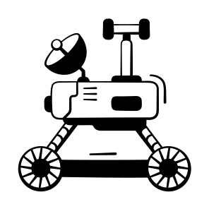 Space, Rover, Robot, Exploration, Mars icon