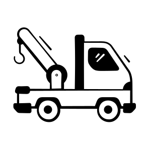 Tow, Truck, Recovery, Vehicle, Flatbed icon
