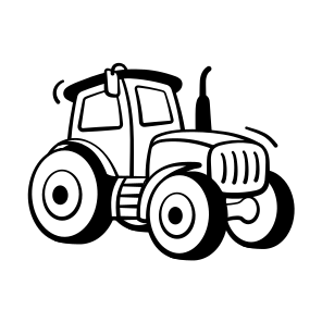 Tractor, Farm, Agriculture, Vehicle, Machinery icon