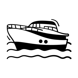 Yacht, Boat, Marine, Travel, Water icon
