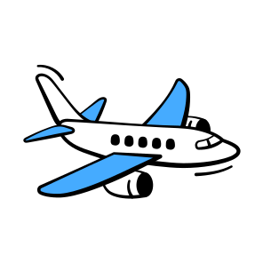 Airplane, Aircraft, Flight, Travel, Aviation icon