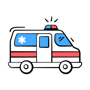Ambulance, Emergency, Transport, Vehicle, Rescue icon