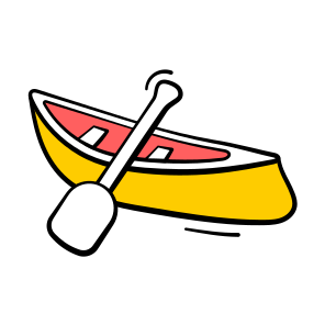 Canoe, Boat, Kayak, Watercraft, Rowing icon