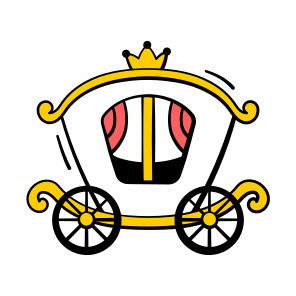 Carriage, Royal, Coach, Vintage, Transport icon