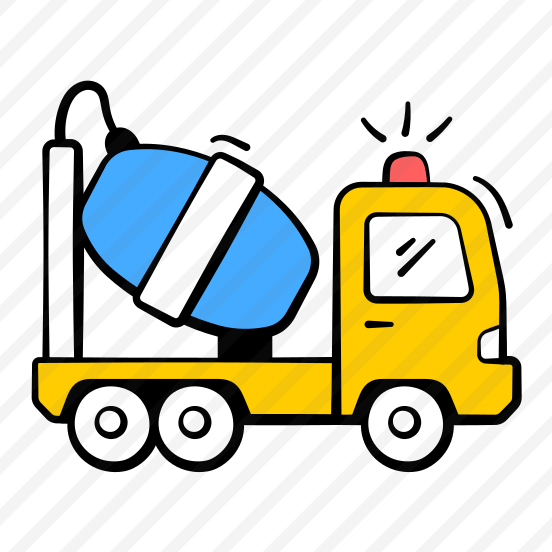 Cement, Mixer, Concrete, Truck, Vehicle preview