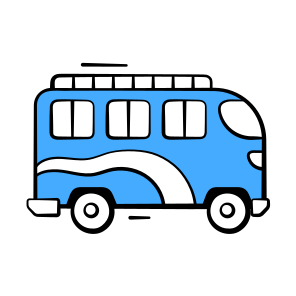 Coach, Bus, Travel, Transport, Passenger icon