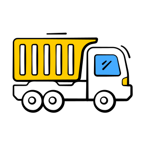 Dumper, Truck, Vehicle, Mining, Tipper icon