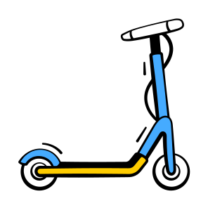 Electric, Scooter, Bike, Travel, Transport icon