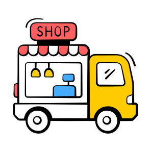 Food, Truck, Service, Mobile, Cafe icon