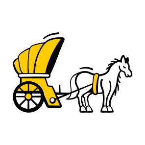 Horse, Carriage, Vintage, Transport, Antique icon