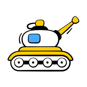 Military, Tank, Army, Defense, Transport icon