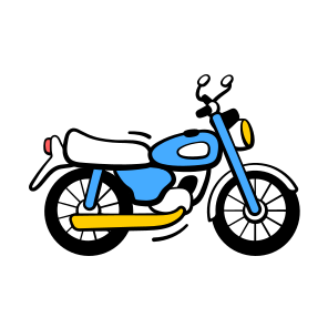 Motorcycle, Bike, Motorbike, Transport, Travel icon