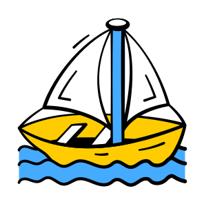 Sailboat, Watercraft, Ship, Boat, Yacht icon
