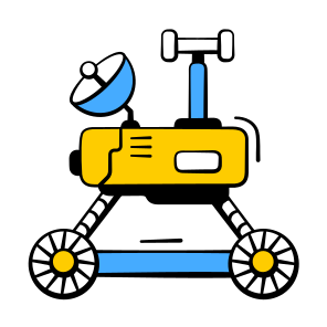 Space, Rover, Robot, Exploration, Mars icon