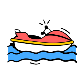 Speedboat, Motorboat, Water, Transport, Boat icon