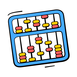 Abacus, Math, Calculator, Arithmetic, Counting, Educational, Learning, icon
