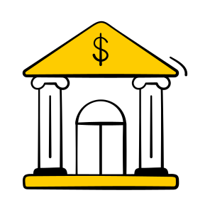 Bank, Building, Institution, Business, Savings, Money, Management, icon