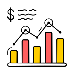 Bar Graph, Bar Chart, Business, Analytics, Analysis, Statistics, Growth, icon