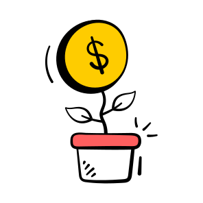 Business, Growth, Finance, Savings, Investment, Economy, Profit, icon