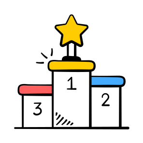 Business, Success, Winner, Podium, Award, Motivation, Achievement, icon