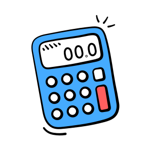 Calculator, Totalizer, Estimator, Accounting, Finance, Tax, Budget, icon