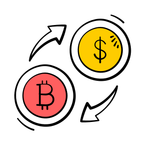 Currency, Exchange, Crypto, Cryptocurrency, Digital, Business, Finance, icon