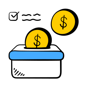 Donation, Charity, Box, Funds, Savings, Investment, Business, icon