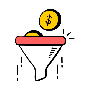 Financial, Funnel, Filtration, Sales, Business, Finance, Process, icon