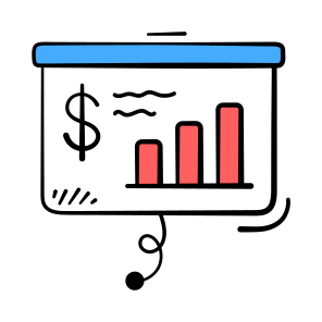 Financial, Presentation, Chart, Report, Finance, Business, Statistics, Data, icon