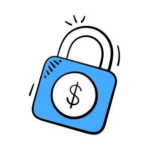 Financial, Security, Padlock, Business, Finance, Protection, Safety, icon