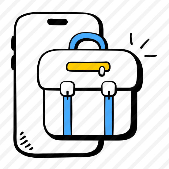 Mobile, Business, Online, Work, Management, Finance, Briefcase, preview