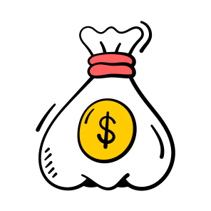 Money Bag, Money Sack, Savings, Investment, Business, Finance icon