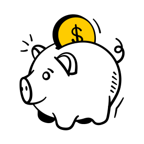 Piggy Bank, Savings, Money, Finance, Investment, Cash, Loan icon