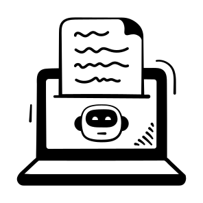 Ai Writing icon