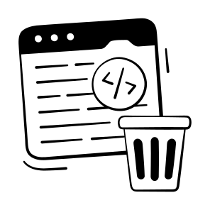 Delete Code icon