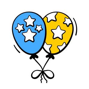 Balloons, Birthday, Party, Celebration, Helium icon