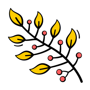 Berries, Branch, Nature, Organic, Seasonal icon