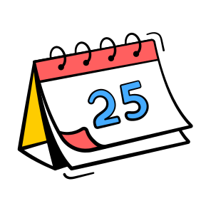 Calendar, Christmas, Holiday, Celebration, Almanac icon