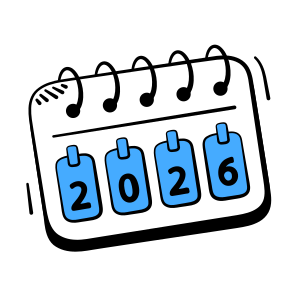 Calendar, New Year, , Holiday icon