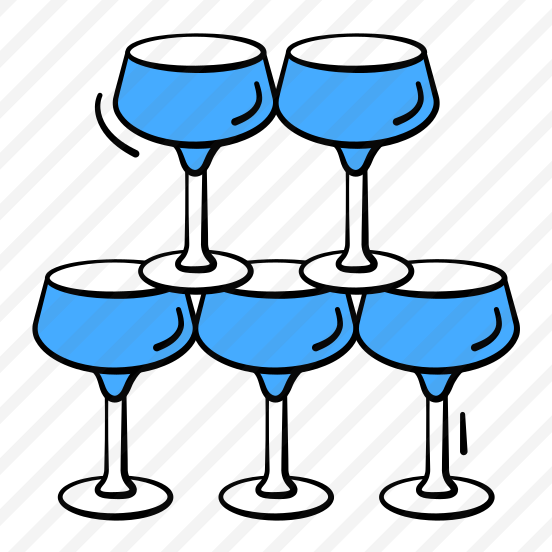 Champagne, Tower, Vodka, Alcohol, Ne preview