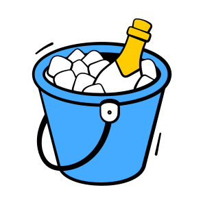 Champagne, Wine, Alcohol, New Year icon