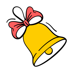 Christmas, Bell, Holiday, Seasonal, Decoration icon