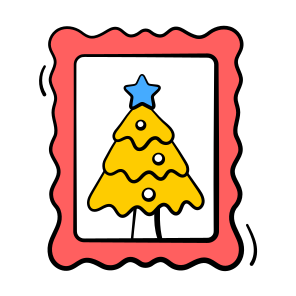 Christmas Card, Invitation, Xmas Card icon