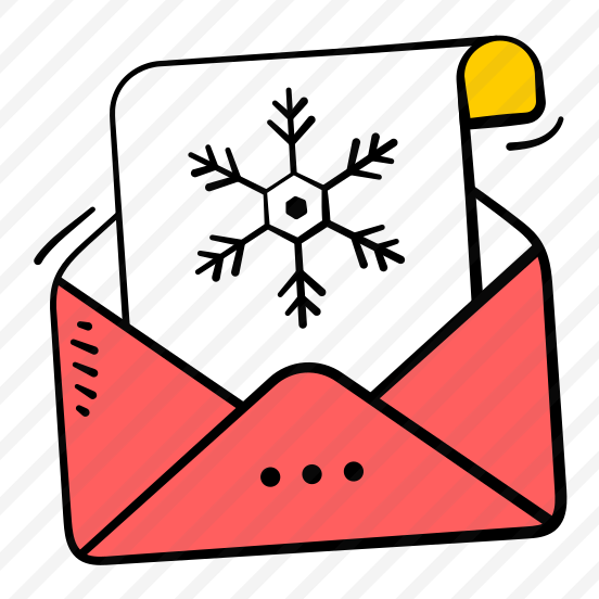 Christmas, New Year, Mail, Email preview