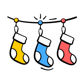 Christmas Socks, Hosiery, Stocking, Apparel icon