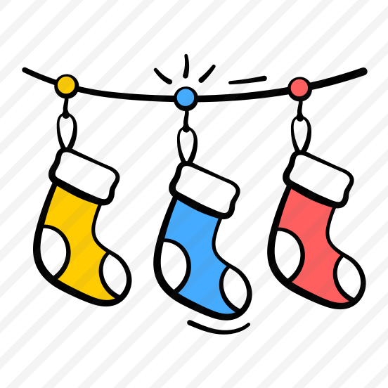 Christmas Socks, Hosiery, Stocking, Apparel preview