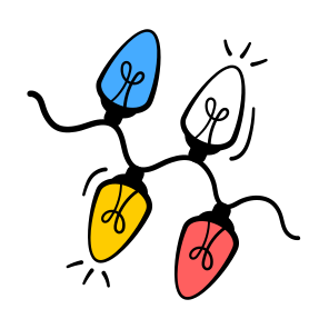 Decoration, Lights, Fairy, Bulb, Decorative icon