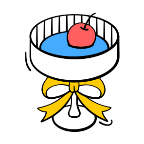 Dessert, Bowl, Drink, Beverage, Glass icon